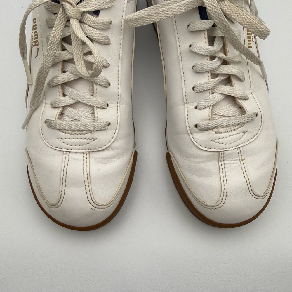 Puma Roma Classic 354259 41 Sneakers Men's White Gum Casual Shoes Sz 7 Retro - Picture 6 of 15